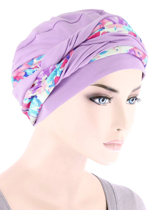 Super Soft Twisty Turban Patterned